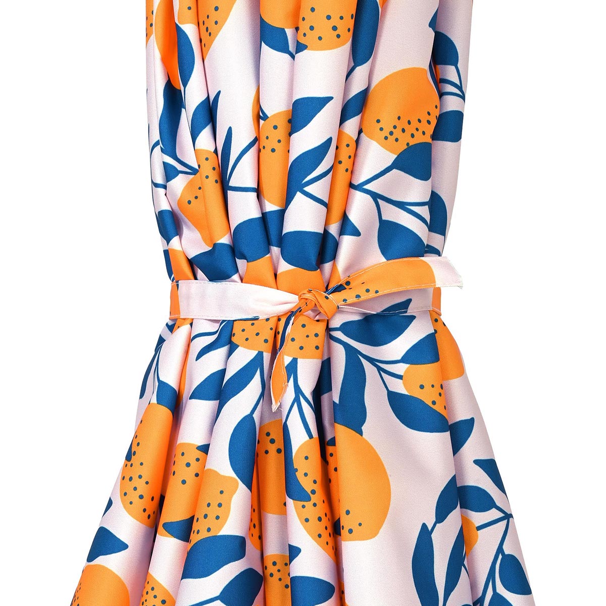 Our Beach Umbrella Patio Umbrella 6ft 8-rib Printed Lemon Tree