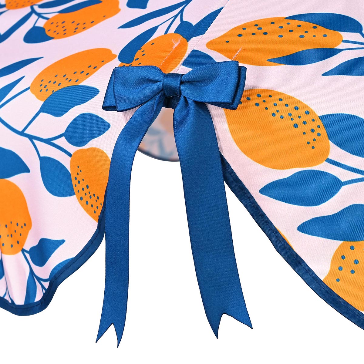 Our Beach Umbrella Patio Umbrella 6ft 8-rib Printed Lemon Tree