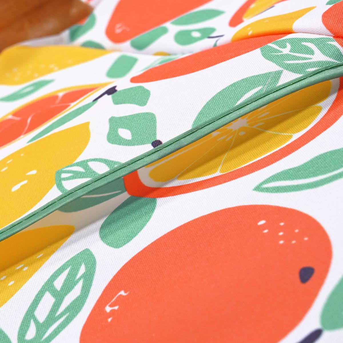 Our Beach Umbrella Patio Umbrella 6ft 8-rib Orange Grapefruit
