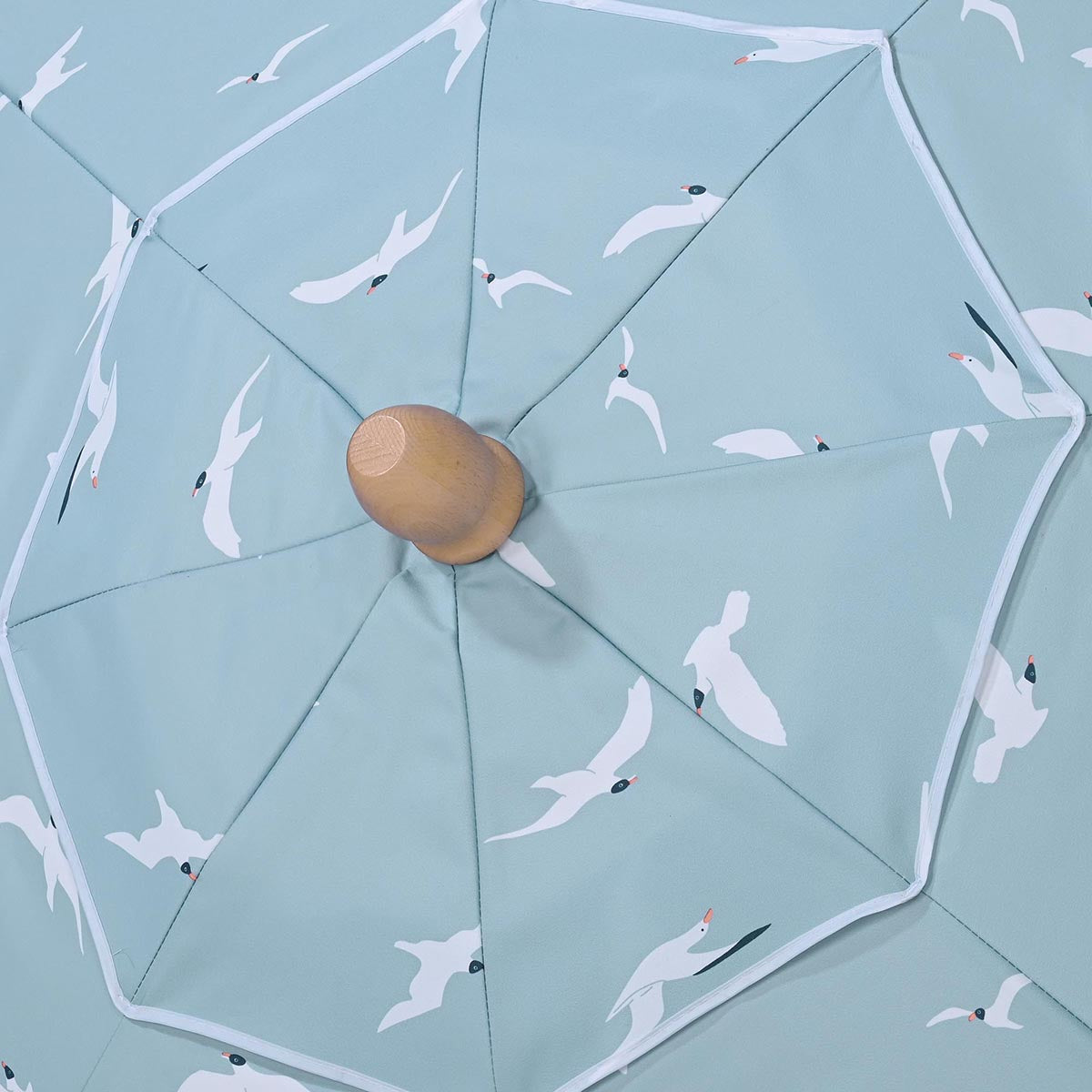 Our Beach Umbrella Patio Umbrella 6ft 8-rib Printed Seagull