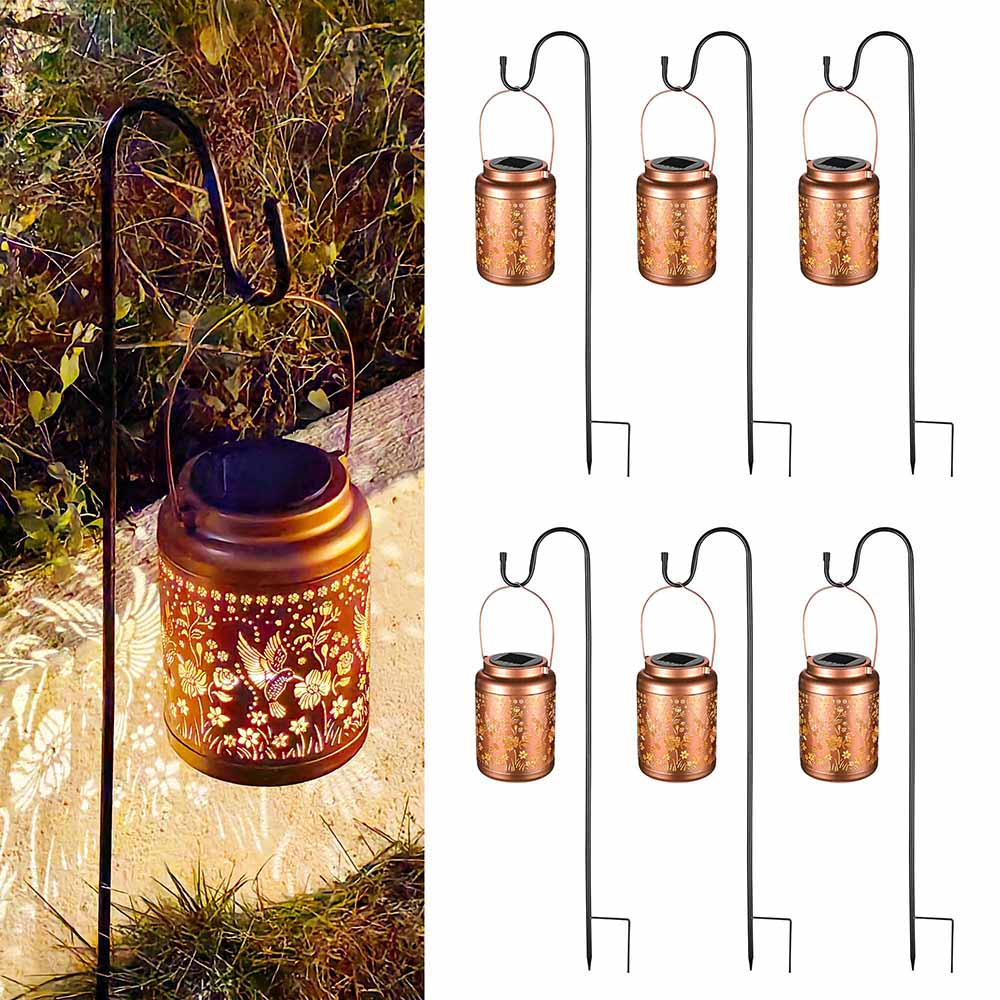 Solar Powered Lanterns Outdoor Garden Patio