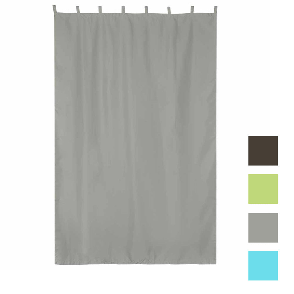 54Wx84H Outdoor Curtain with Velcro Tabs