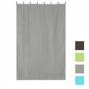 54Wx84H Outdoor Curtain with Velcro Tabs