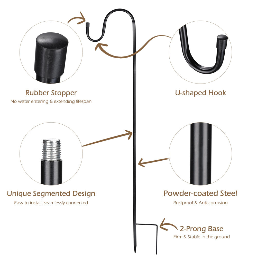 Solar Powered Lanterns Outdoor Garden Patio
