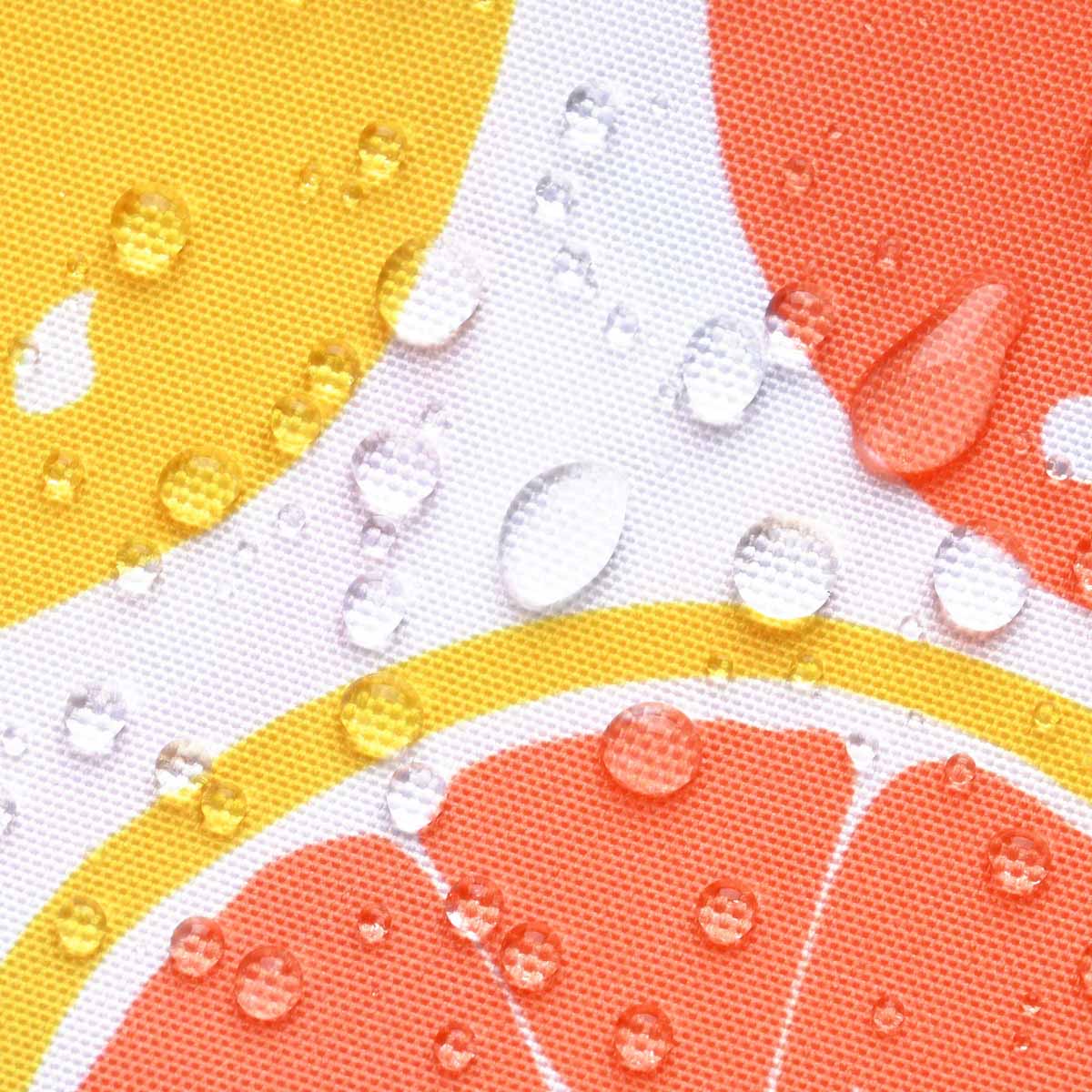 Our Beach Patio Outdoor Tablecloth Orange Grapefruit 43"x57"