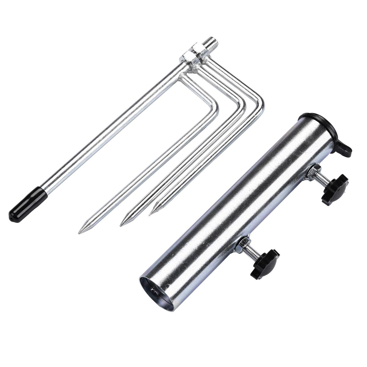 Galvanized Steel Beach Umbrella Anchor Holder for Poles D1 7/16"