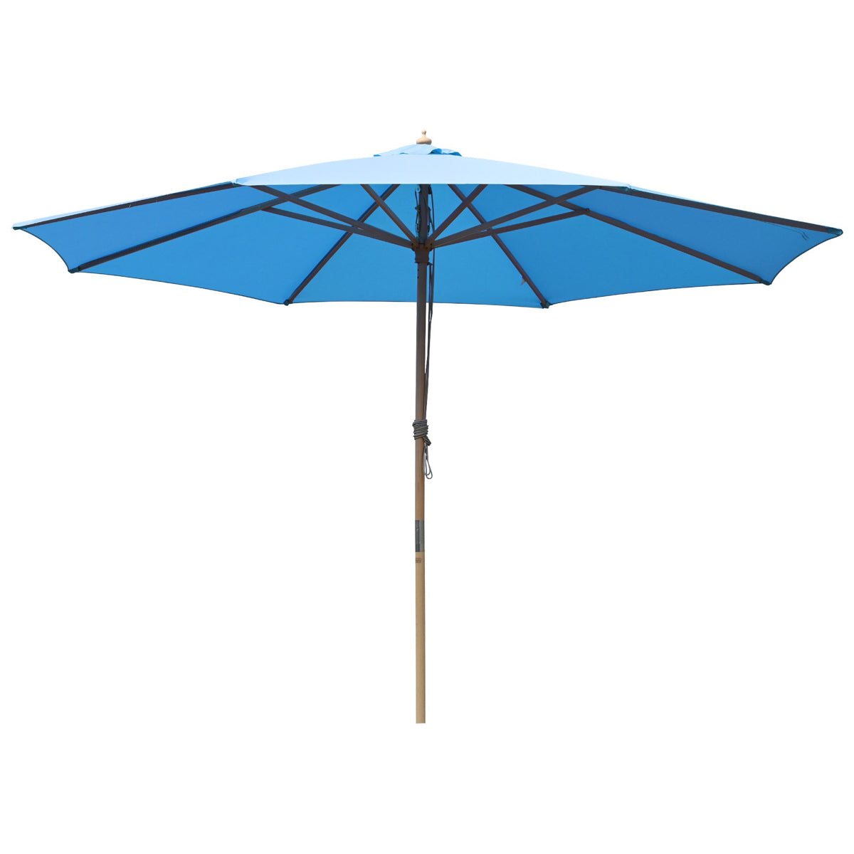 13ft 8-Rib Wooden Umbrella