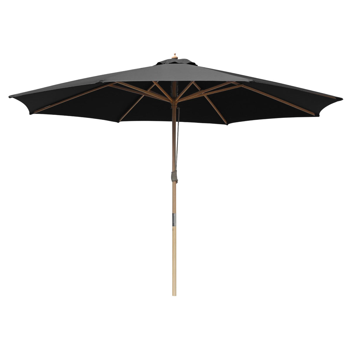 13ft 8-Rib Wooden Umbrella