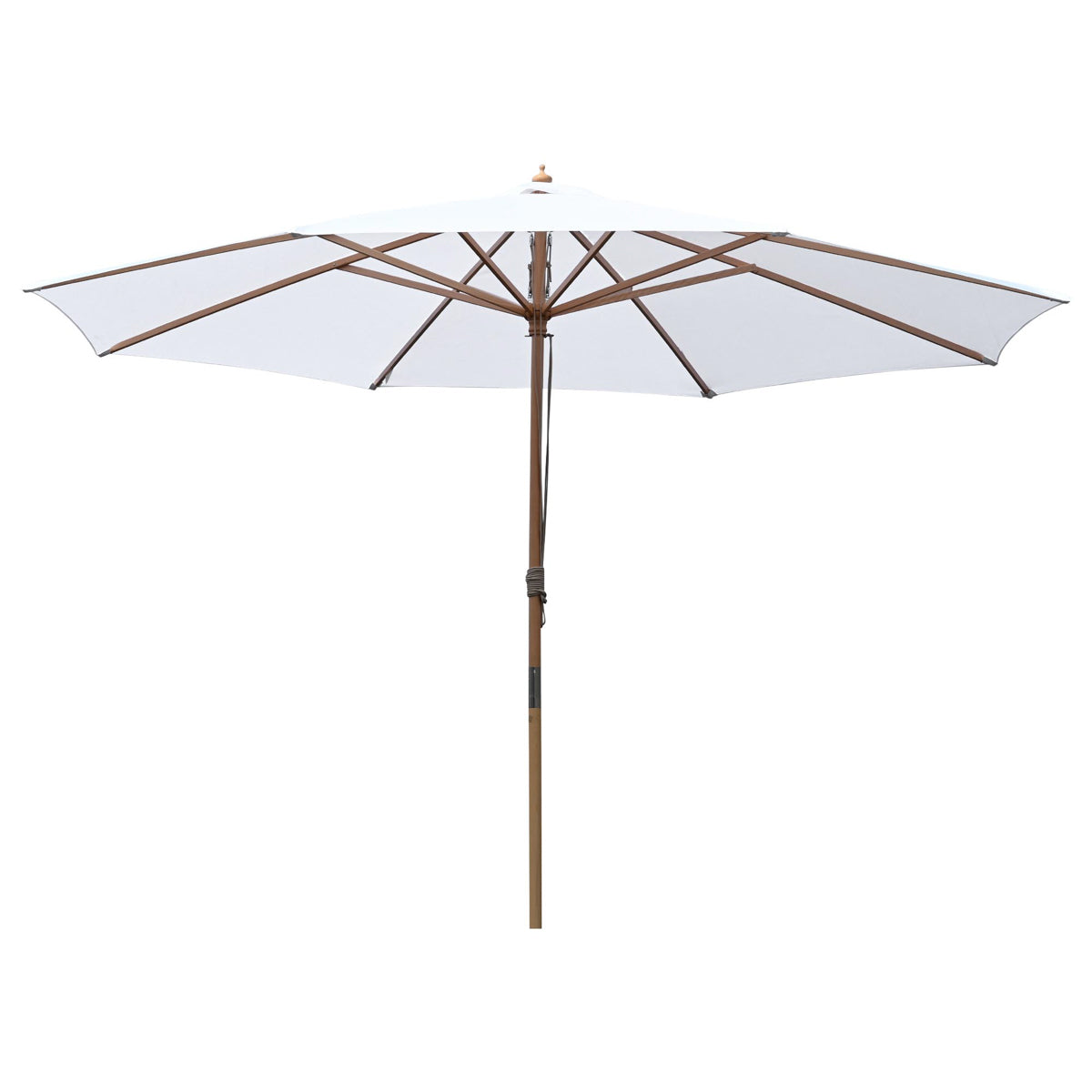 13ft 8-Rib Wooden Umbrella