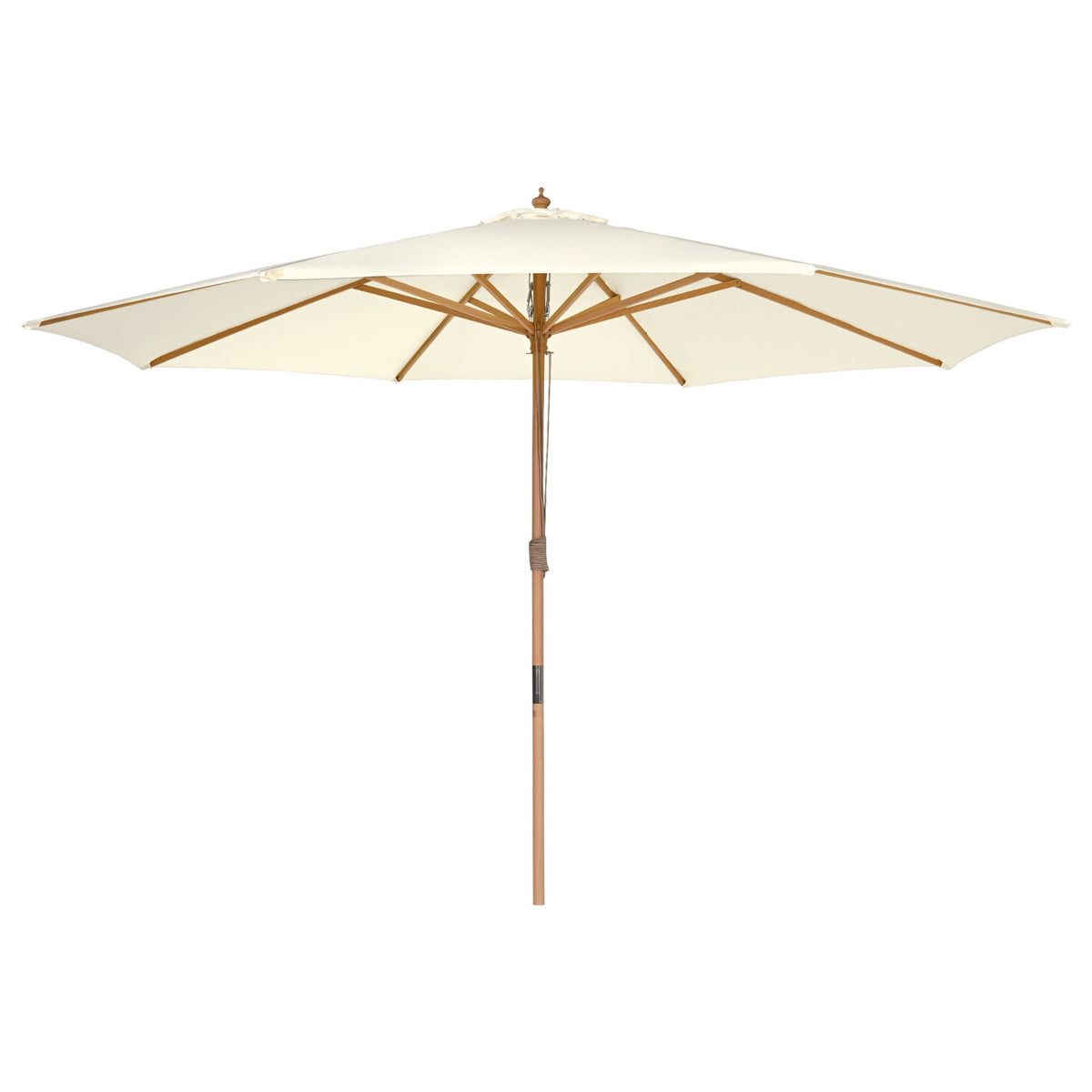 13ft 8-Rib Wooden Umbrella