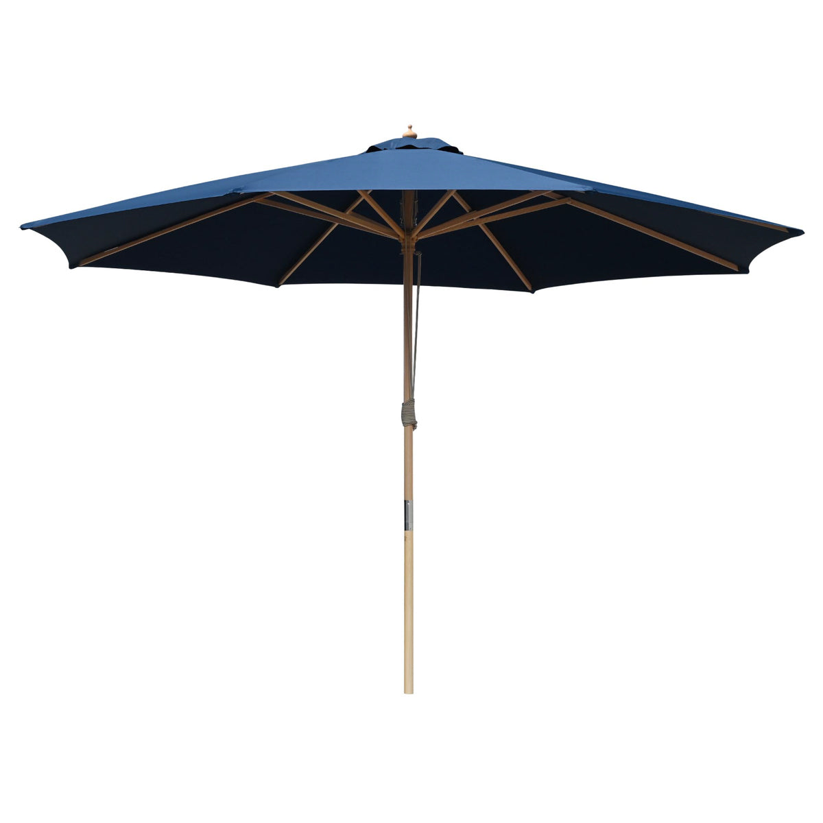 13ft 8-Rib Wooden Umbrella