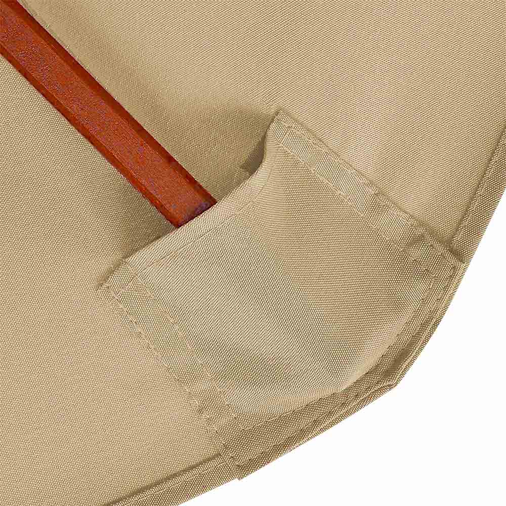 9ft 8-Rib Wooden Umbrella