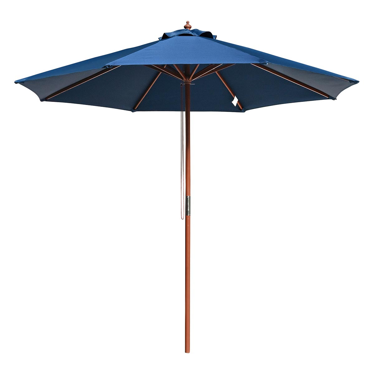 9ft 8-Rib Wooden Umbrella