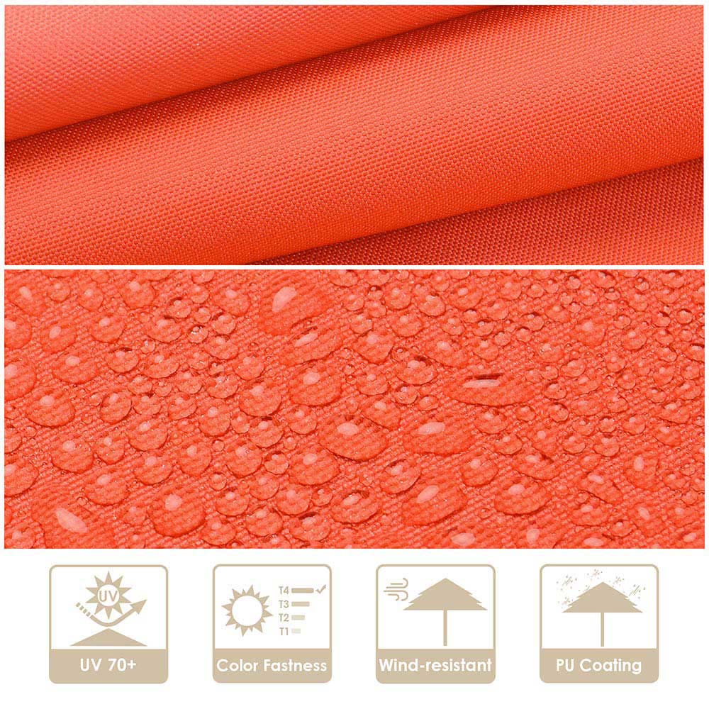 10ft 8-Rib 3-Tier Tilt Outdoor Umbrella
