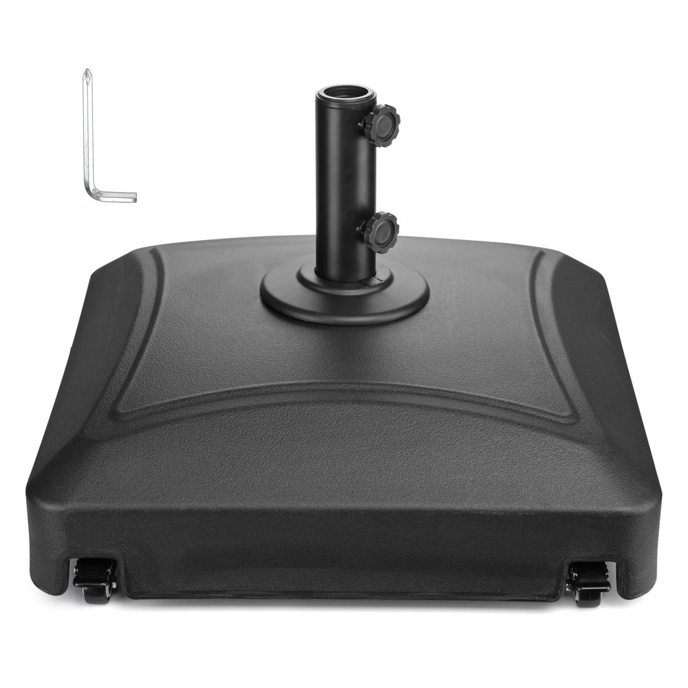88-143 lbs Outdoor Umbrella Weight with Wheels for Poles D1 7/8 88-143 lbs Outdoor Umbrella Weight with Wheels for Poles D1 7/8