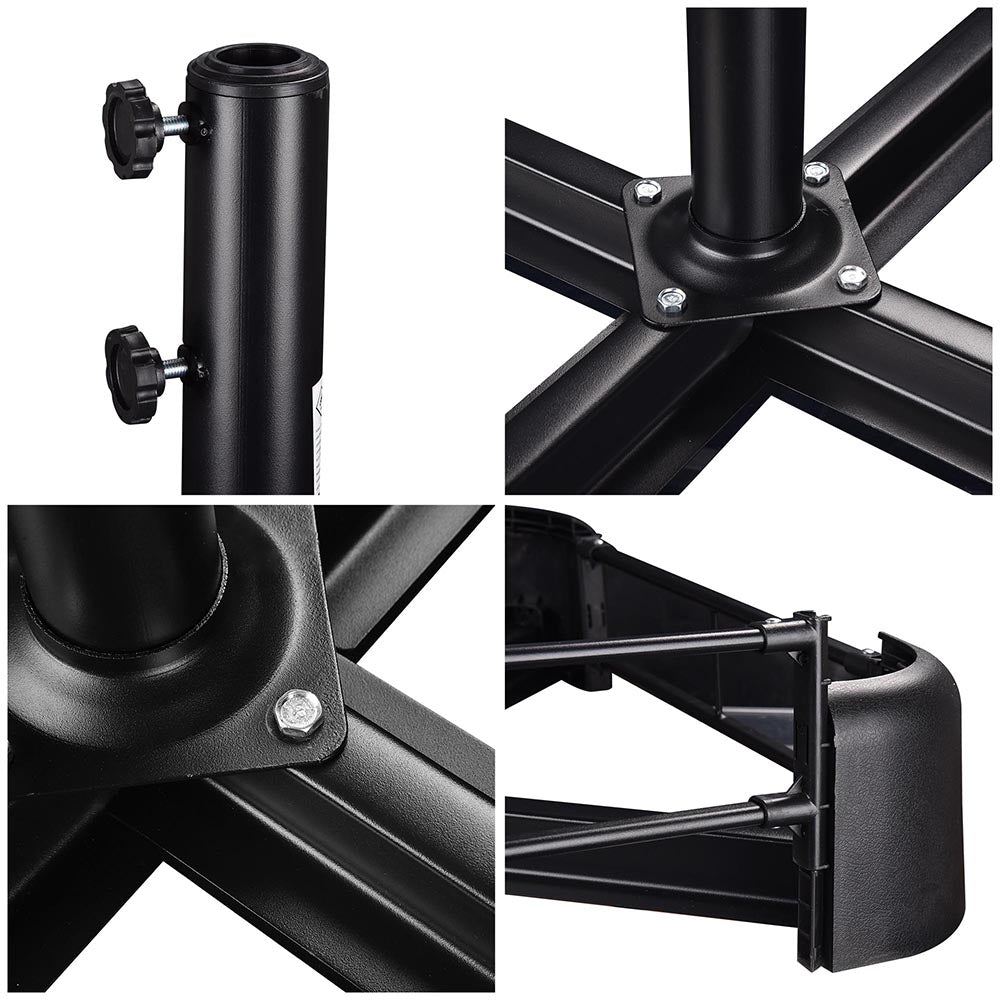 165 lbs Outdoor Umbrella Weight for Poles D1 7/8"