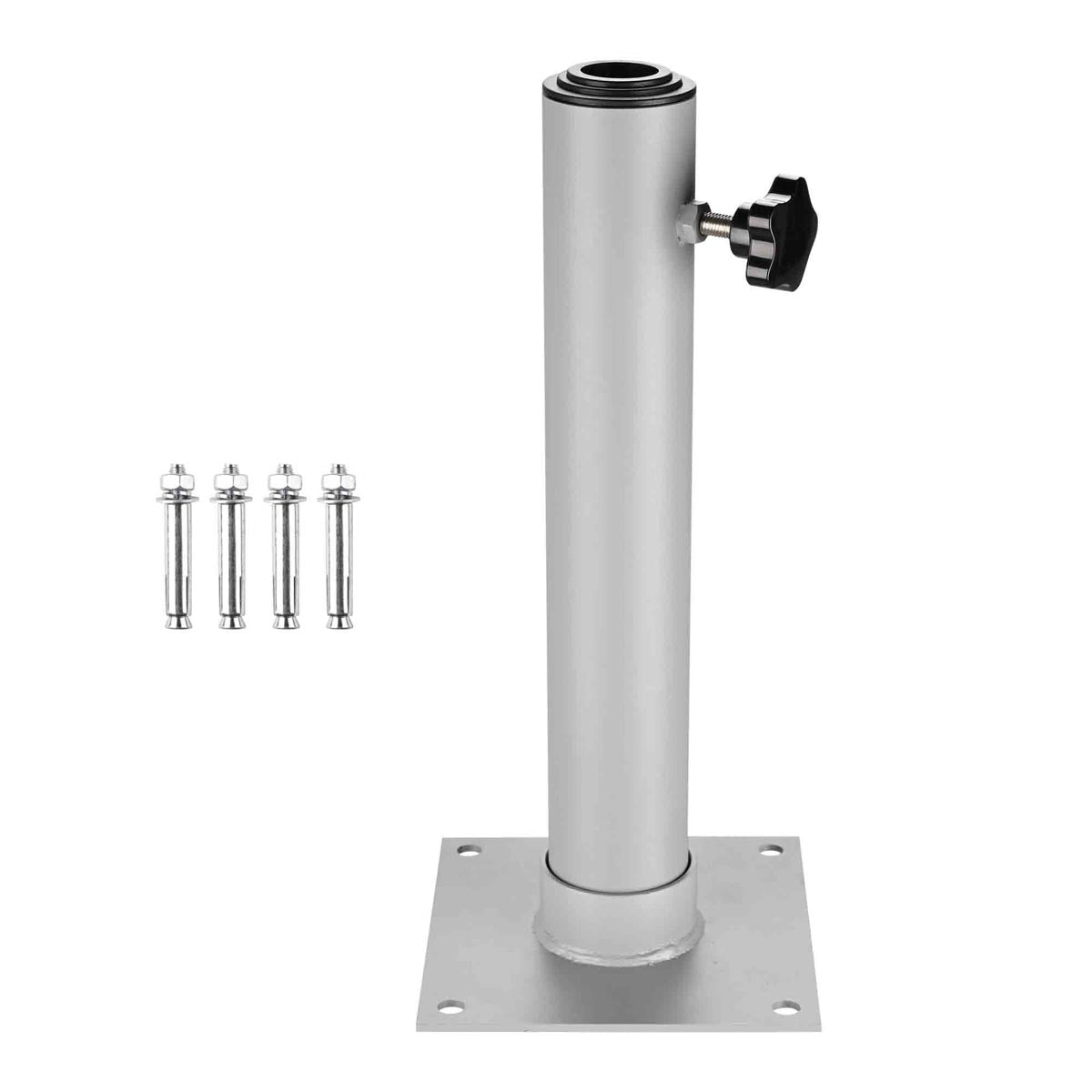 Deck Mount Umbrella Stand Holder & Plate D2 3/8"
