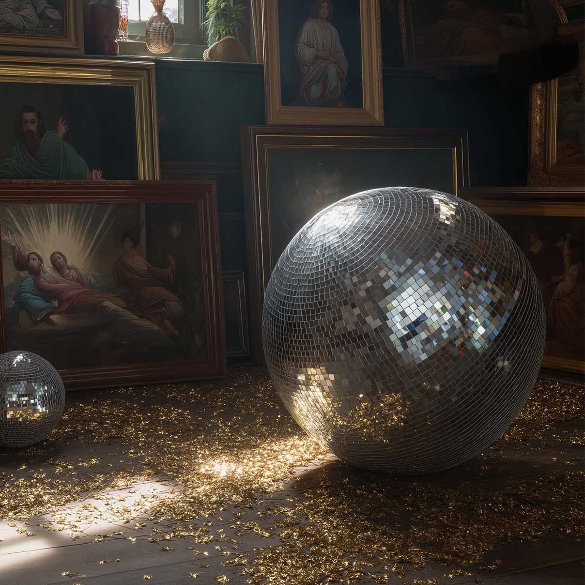 Event Party Disco Mirror Ball Size Options