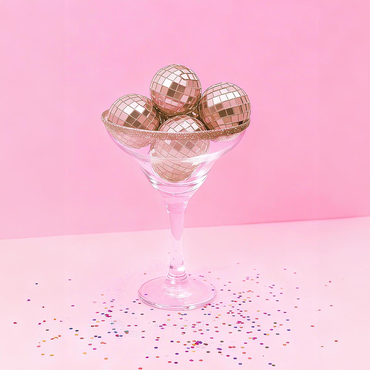 Event Party Small Disco Mirror Ball 1.6in 20ct/pk