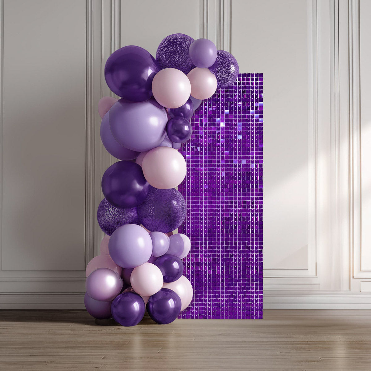 Event Party Backdrops Square Sequin Shimmer Wall