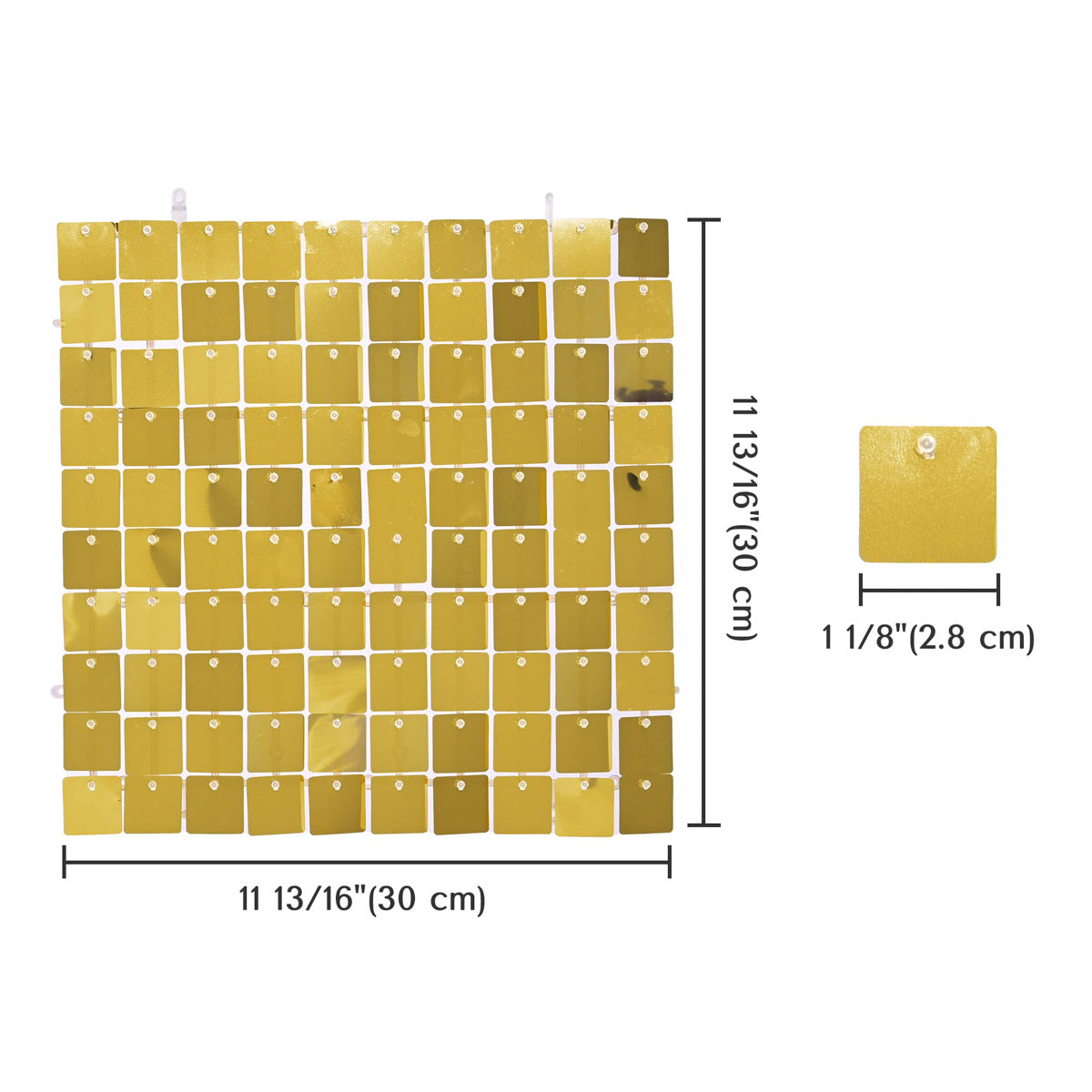 Event Party Backdrops Square Sequin Shimmer Wall