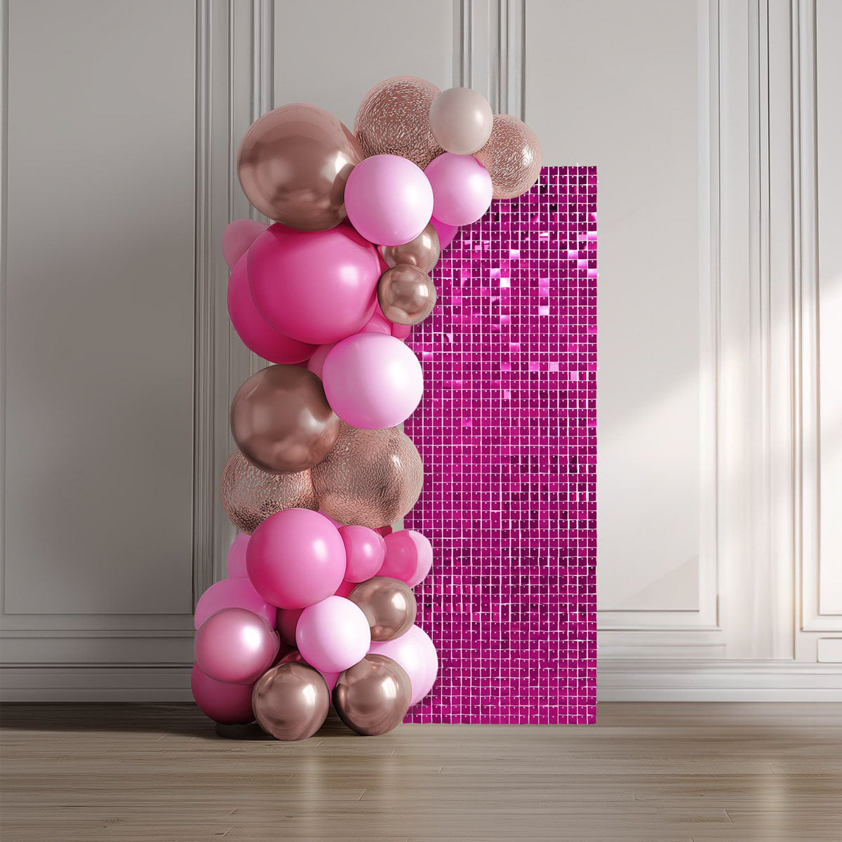 Event Party Backdrops Square Sequin Shimmer Wall