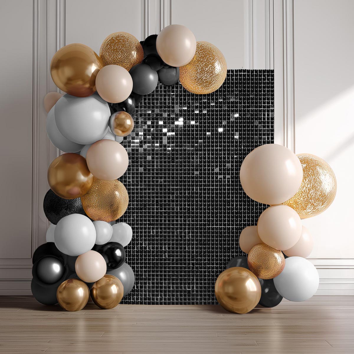 Event Party Backdrops Square Sequin Shimmer Wall