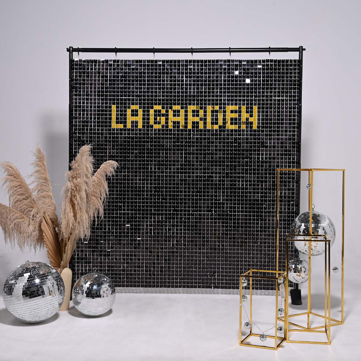 Event Party Backdrops Square Sequin Shimmer Wall
