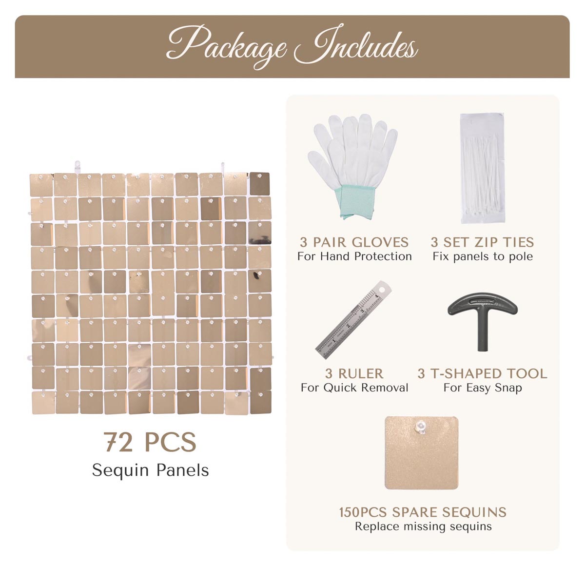 10x7ft Shimmer Wall Party Backdrop with Tripod Stand