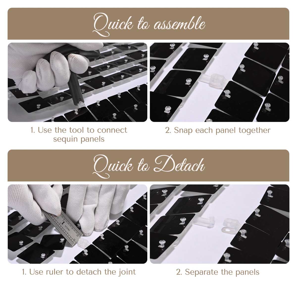 10x8ft Shimmer Wall Backdrop with Heavy Duty Adjustable Stand
