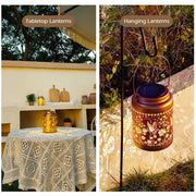 Solar Powered Lanterns Outdoor Garden Patio