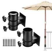 Patio Umbrella Mount for Railing, Post Holds Poles D2 5/16
