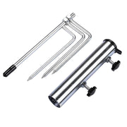 Galvanized Steel Beach Umbrella Anchor Holder for Poles D1 7/16