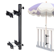 Deck Umbrella Holder Attached to Deck Railing, Fits 1-9/16