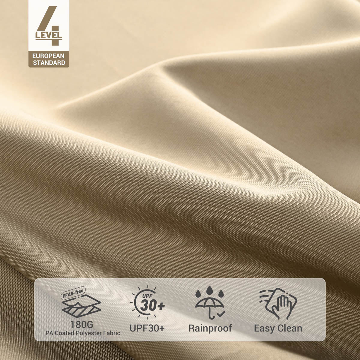 7ft 6-Rib Wooden Umbrella