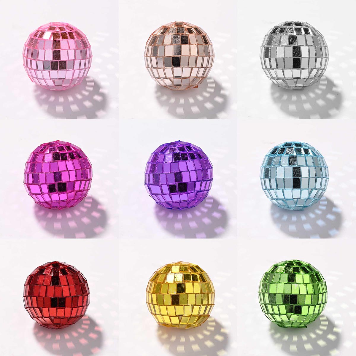 Event Party Small Disco Mirror Ball 1.6in 20ct/pk